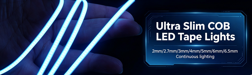 Ultra-Slim Cob LED Tape Lighting | SuperLightingLED