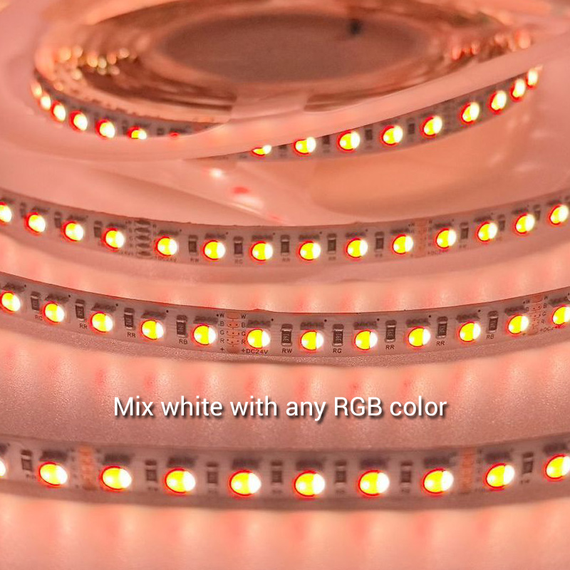 24 Volt einheitlicher 8mm dünner 3535 WRGB-LED-Streifen für Neonlicht