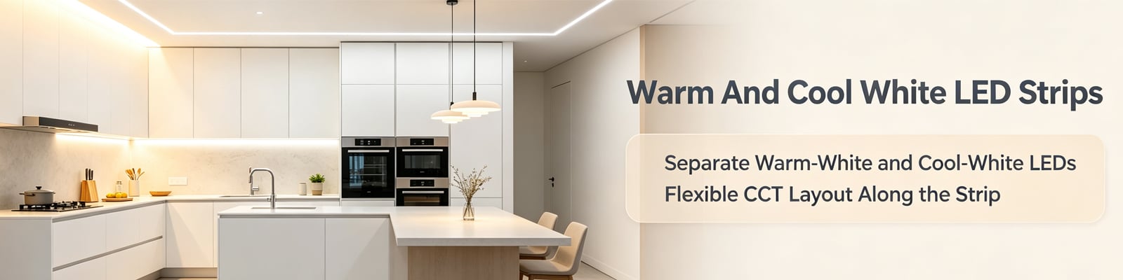 Warm And Cool White LED Strip Lighting | SuperLightingLED