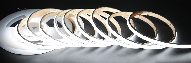 Ästhetisches flexibles COB-Neon-Streifenlicht für den Außenbereich in Weiß