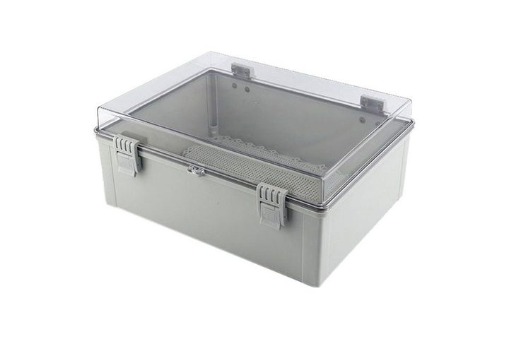 Weatherproof box for the supply